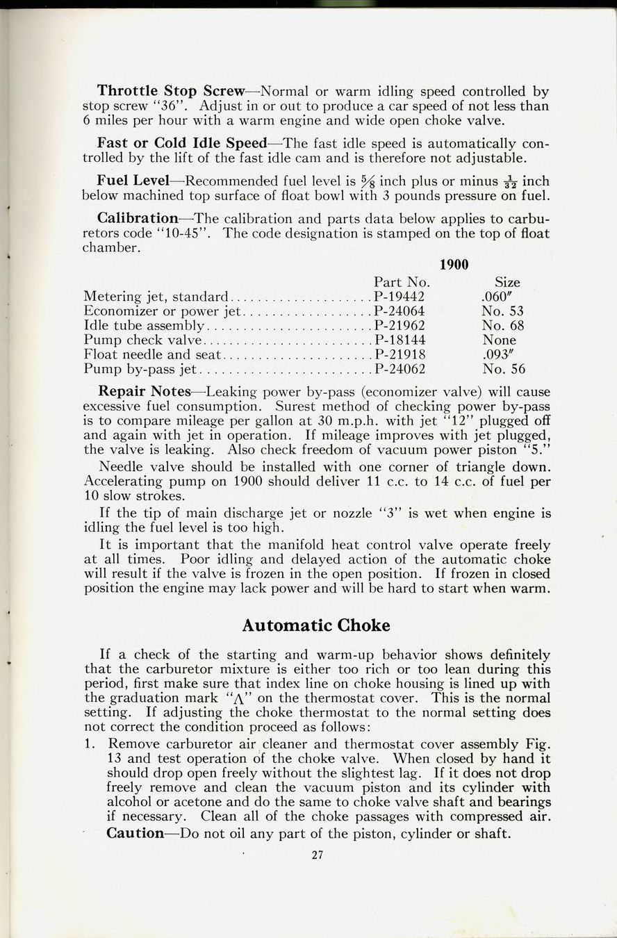 1941 Packard Owners Manual Page 17